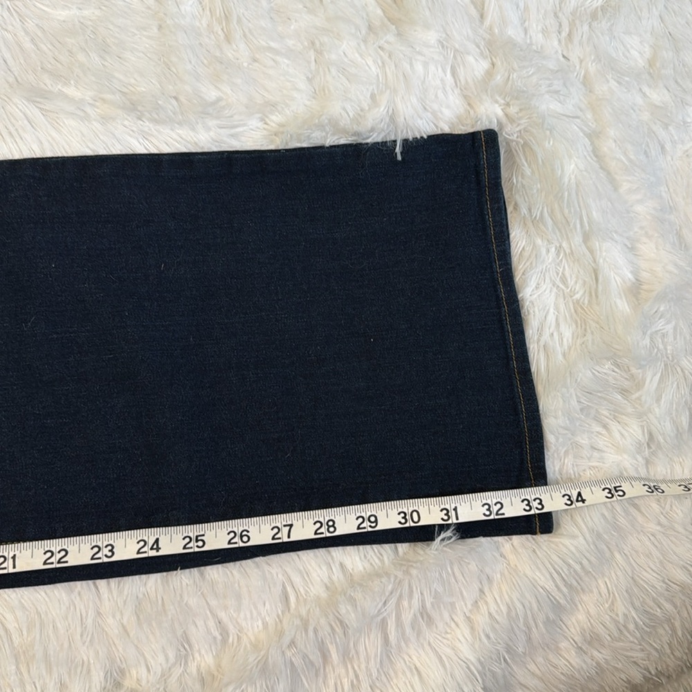 NWT, Eddie Bauer Blue Boot-cut stretch Jeans with Classic Stitching, size 18W - Picture 13 of 13